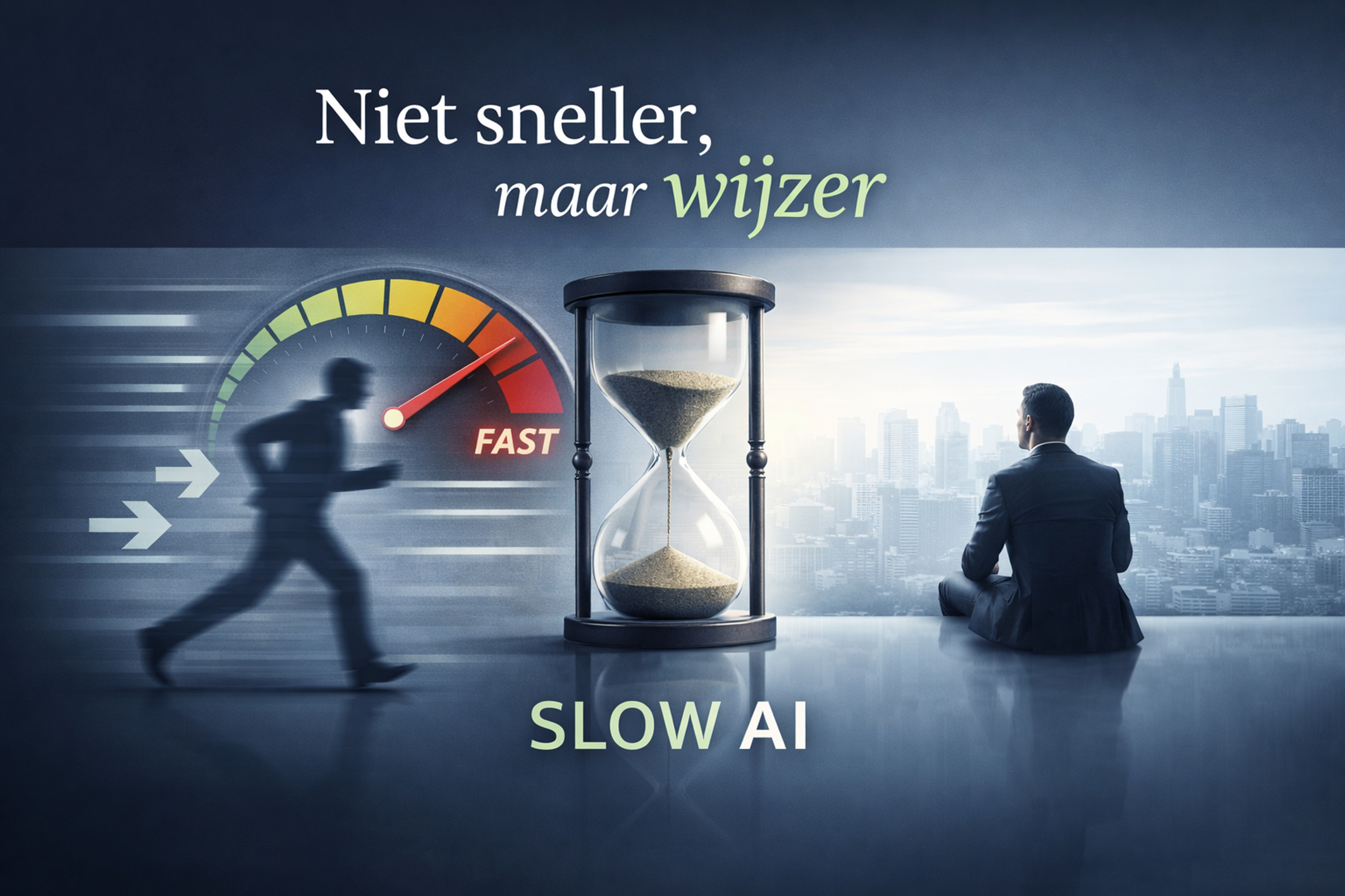 Niet sneller maar wijzer – AI en de menselijke maat